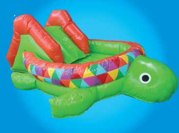 inflable tortuga para niños pequeños