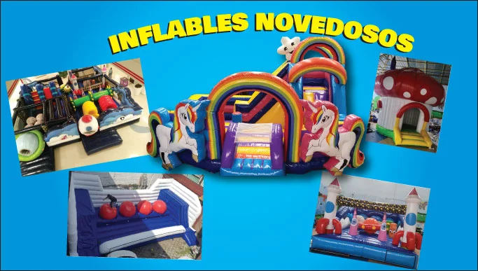 juegos inflables novedosos